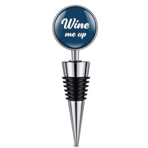 Funny Wine Stopper, “WINE ME UP” Bottle Stopper , Wine Gifts & Acce…
